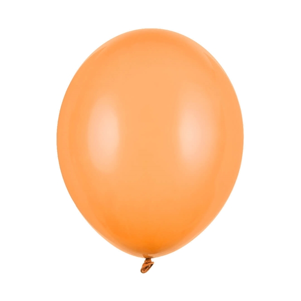 100 stk Lys Orange Ballon 23 cm. Strong balloon 
