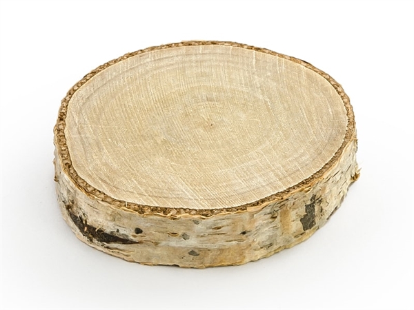 Bordkort i træ Ø4,5-6,5 cm. 20 stk