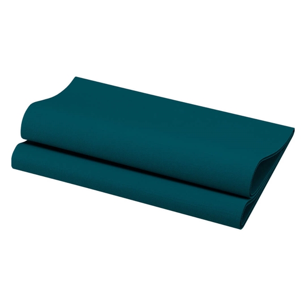 Dunisoft middagsserviet 40x40 cm. 60 stk Ocean Teal