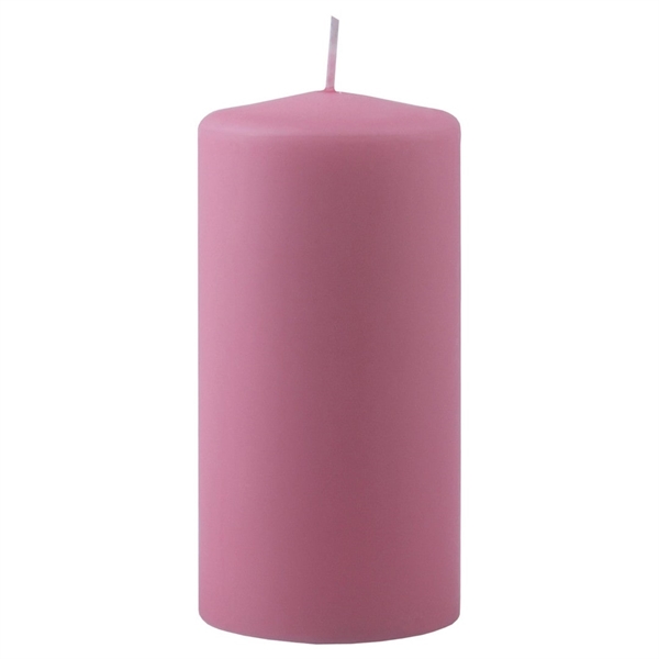 Bloklys 6 x 12 cm Gammel Rosa 