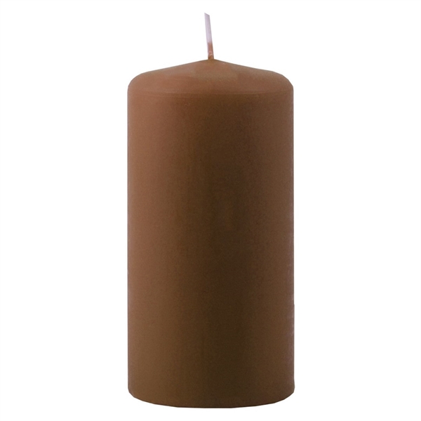 Bloklys 6 x 12 cm Honning Brun