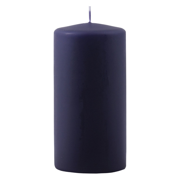 Bloklys 6 x 12 cm Mørk Lilla