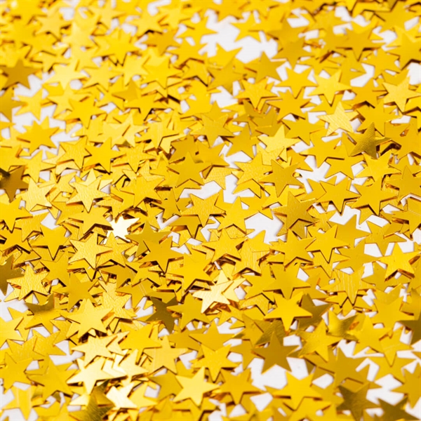 Bord konfetti Guldstjerner