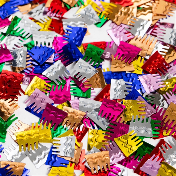 Bord konfetti Fødselsdagskage Multicolour