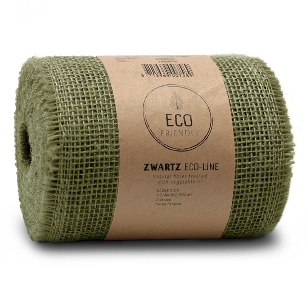 Jute Bordløber Olivengrøn 15 cm. x 5 meter