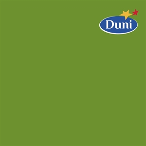 Duni 3-lags middagsserviet 40x40 cm. 50 stk. Leaf Green 