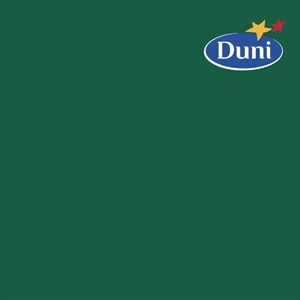 Duni 3-lags middagsserviet 40x40 cm. 20 stk. Mørkegrøn 