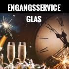 Glas engangsservice