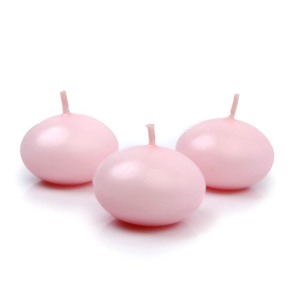 50 stk. Flydelys Mat Pink 4 cm.