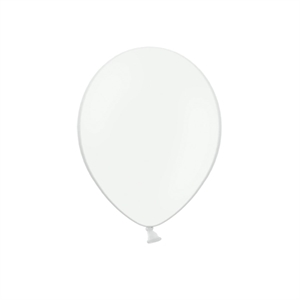 Hvid Ballon 30 cm. Strong balloon
