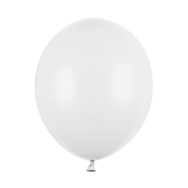 100 stk Hvid Ballon 23 cm. Strong balloon 
