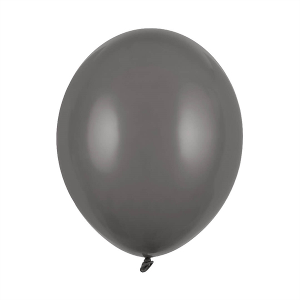 100 stk Varm Grå Ballon 30 cm. Strong balloon