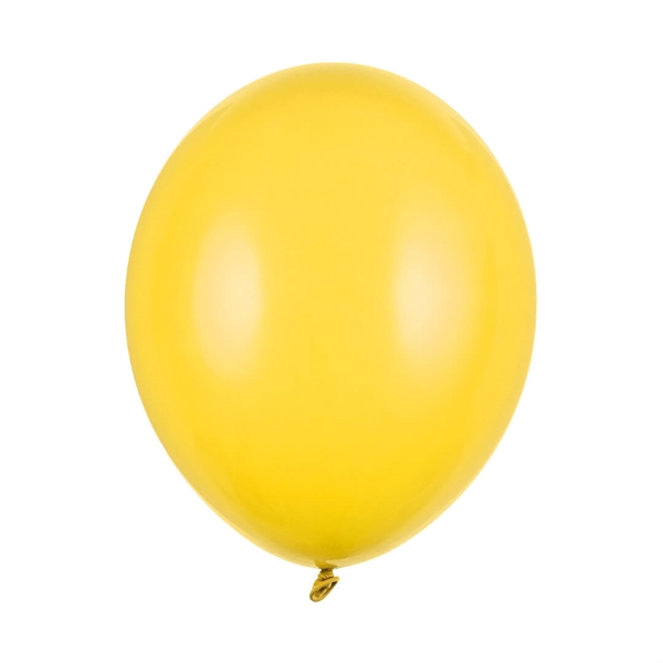 100 stk Honey Yellow Ballon 23 cm. Strong balloon 