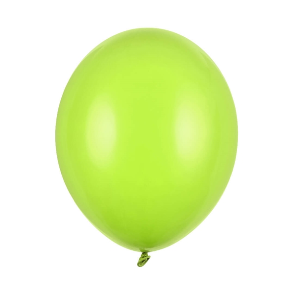 100 stk Lime Grøn Ballon 23 cm. Strong balloon 