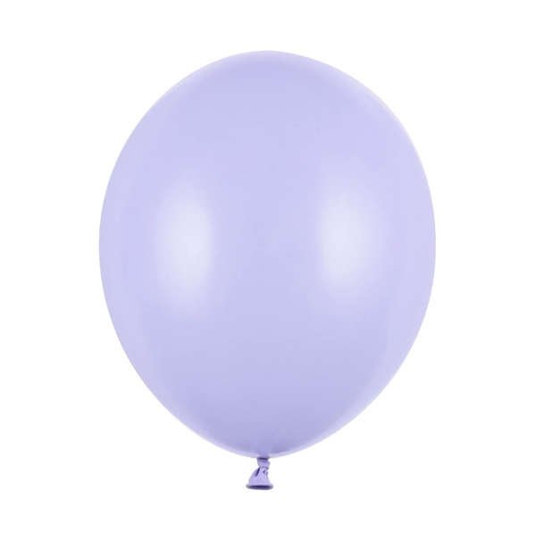 10 stk Lys Lilla Ballon 23 cm. Strong balloon 