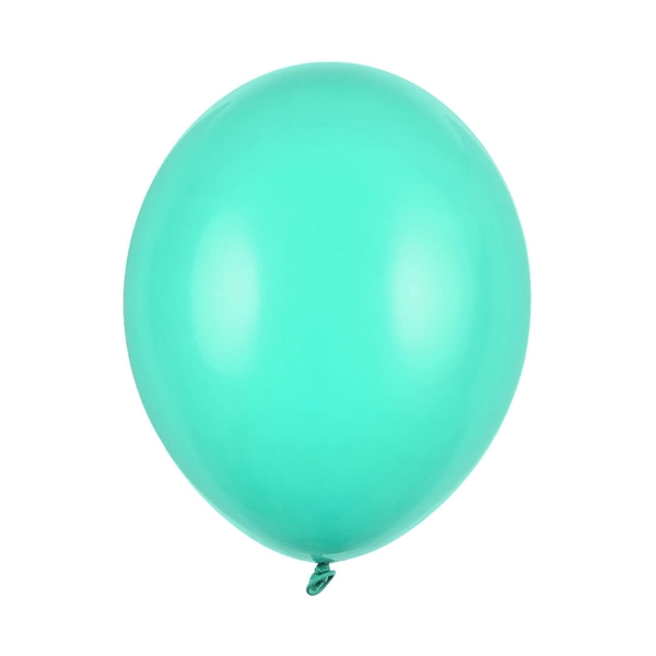 100 stk Mint Grøn Ballon 23 cm. Strong balloon 
