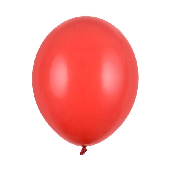 100 stk Valmue Rød Ballon 23 cm. Strong balloon 