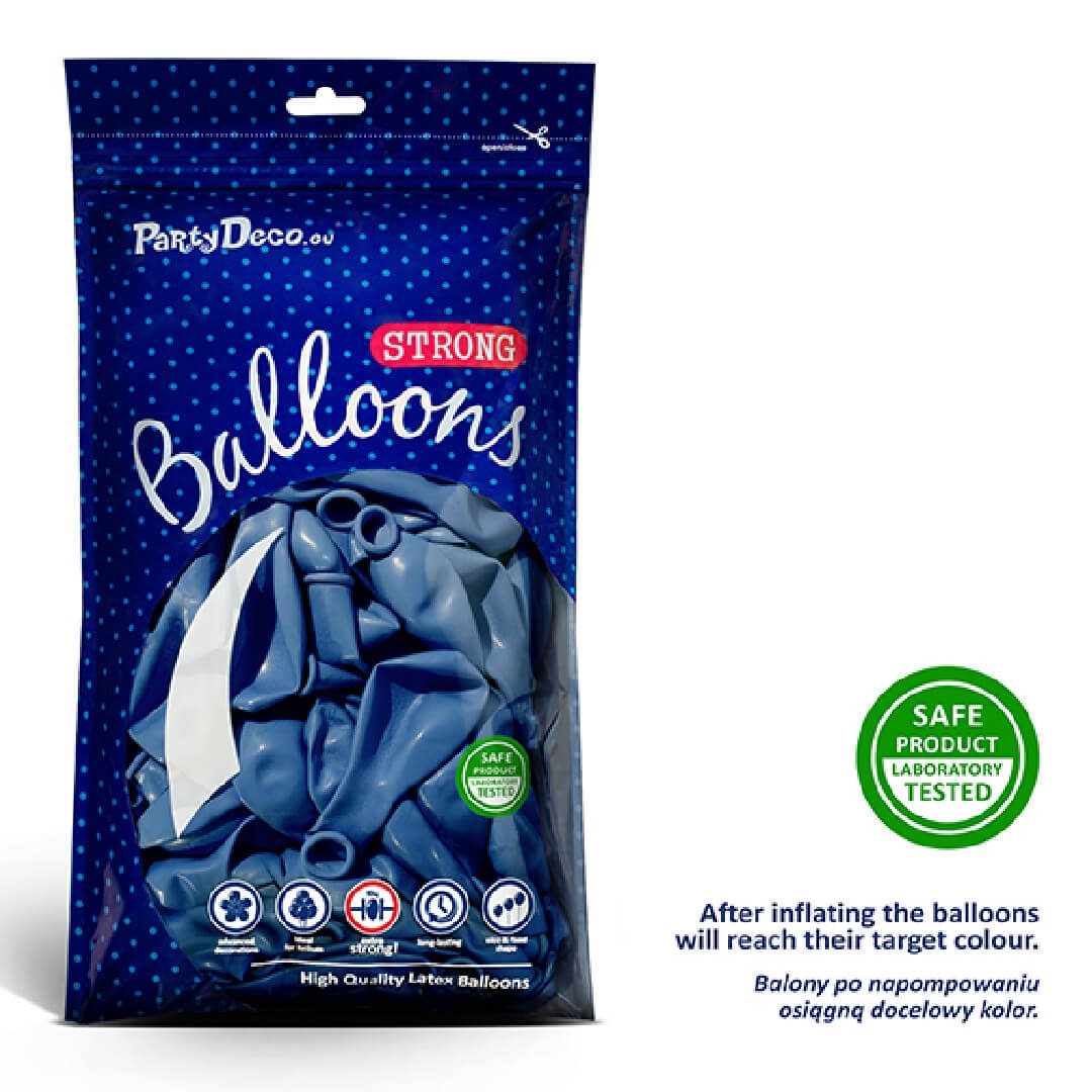 Shatchi Helium-Luftballons Metallic-Silber – 5er Pack, 30,5 Cm, Biologisch Abbaubares Latex Für Party & Events