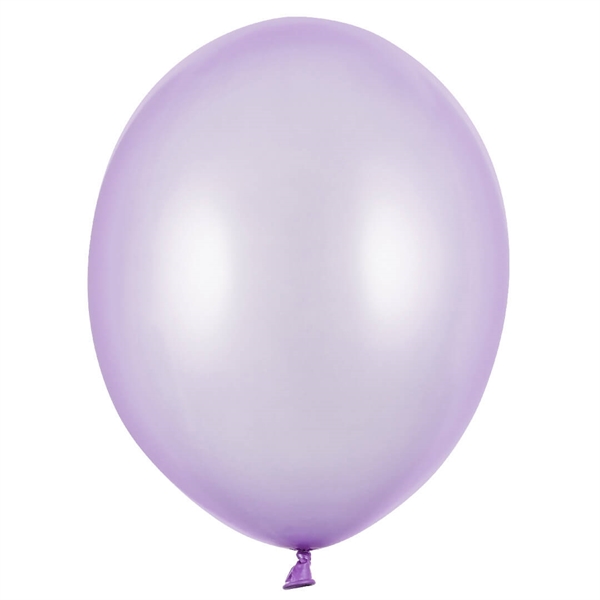 100 stk Wisteria metallic latex ballon 23 cm.