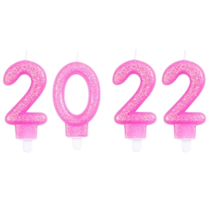 Festlys "2022" - Glitter - Pink