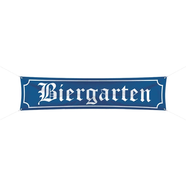 Oktoberfest banner Biergarten