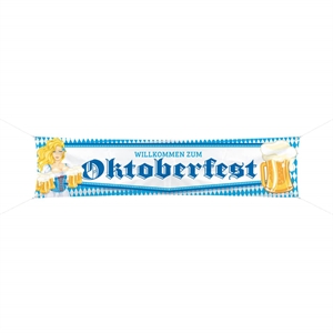 Oktoberfest banner Wilkommen