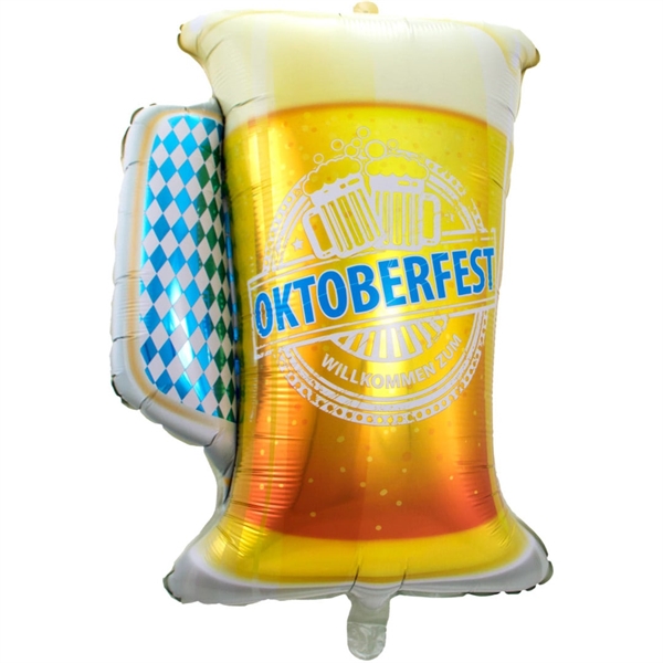 Folieballon oktoberfest ølglas