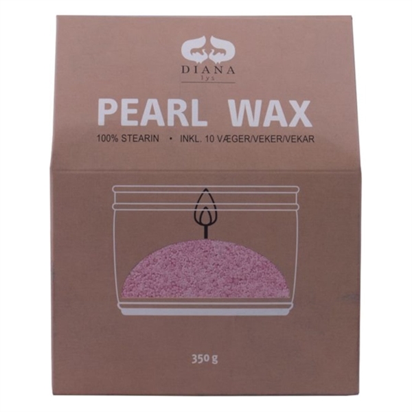 Lyssand Pearl Wax Ren Stearin Lyng