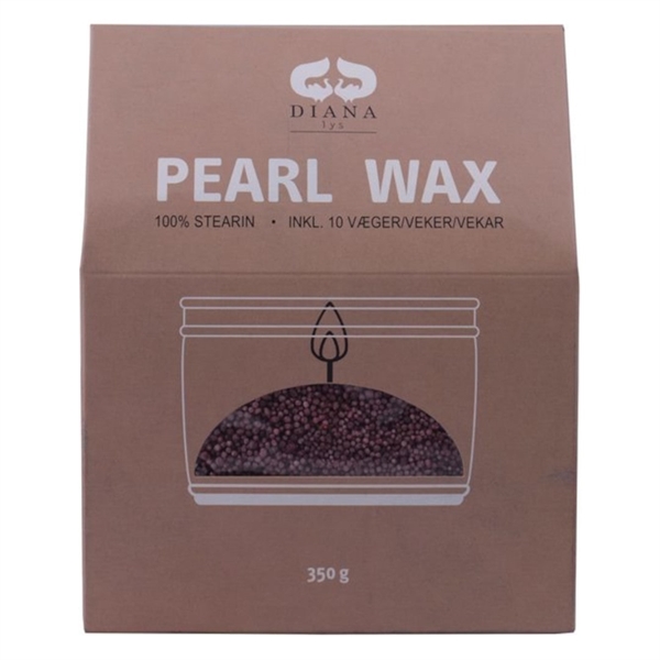 Lyssand Pearl Wax Ren Stearin Aubergine