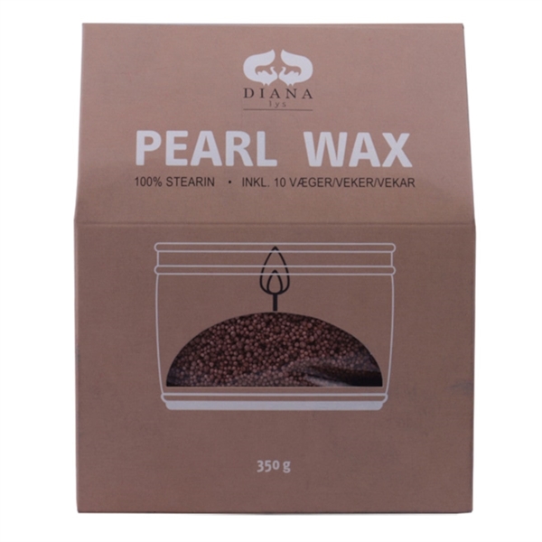 Lyssand Pearl Wax Ren Stearin Brun