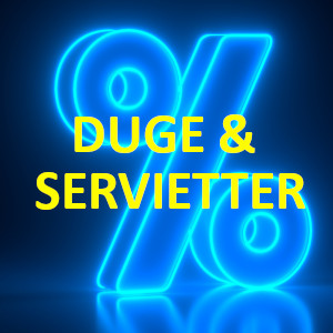Restsalg Servietter & Duge