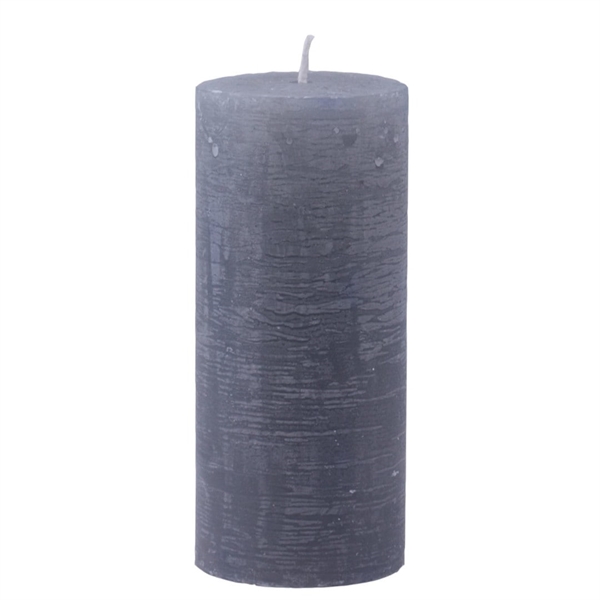 Rustik Bloklys 6 x 16 cm Grå