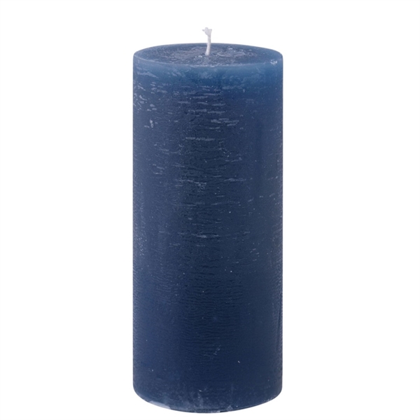 Rustik Bloklys 6 x 16 cm Mørkeblå