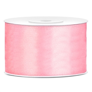 Lys Pink Satinbånd 50 mm. 25 meter 