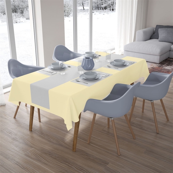 Stoflignede luksus papirsdug 120x180 cm. Creme