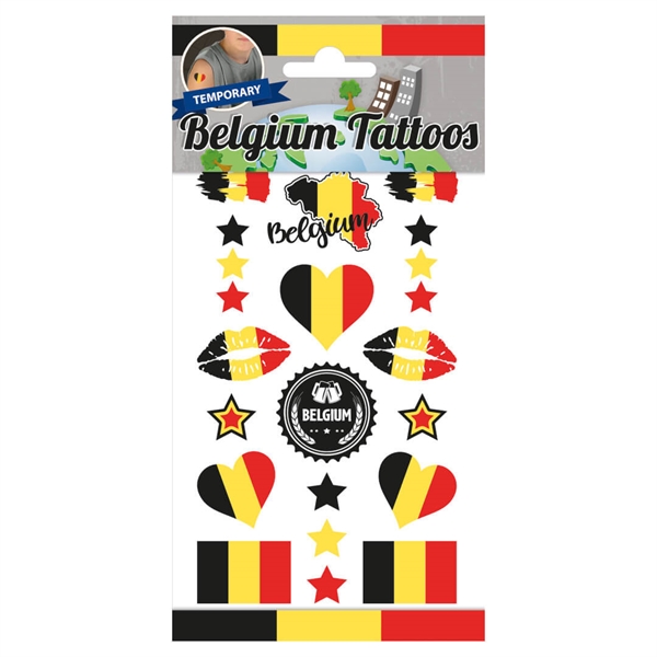 Midlertidig tatovering Belgien