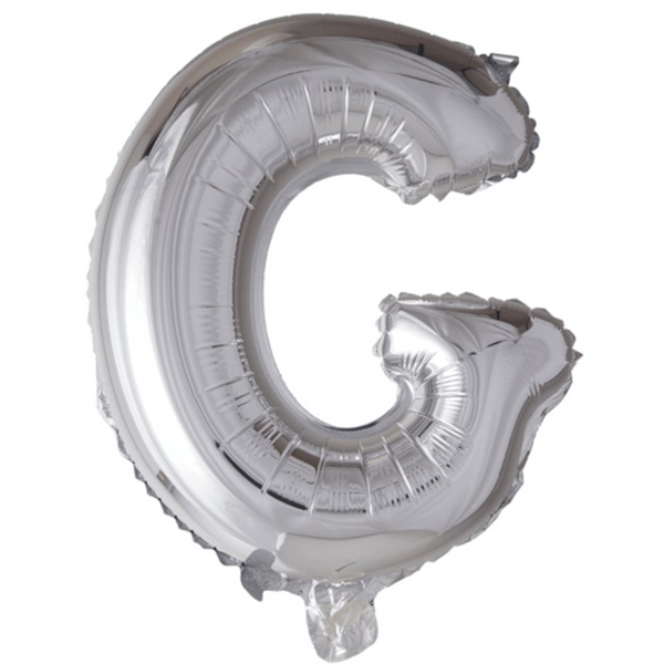 Folieballon  - Sølv 40 cm.  G