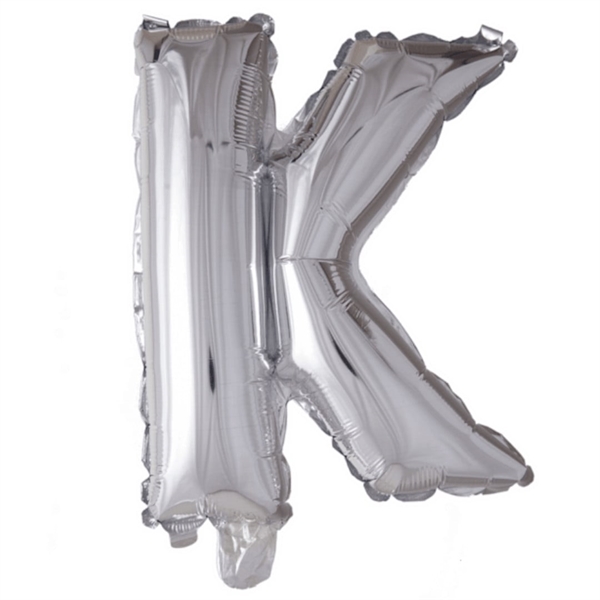 Folieballon  - Sølv 40 cm.  K