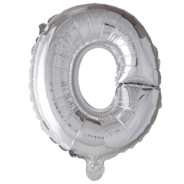 Folieballon  - Sølv 40 cm.  O