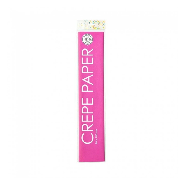 Crepe Papir 50x250 cm. Hot Pink