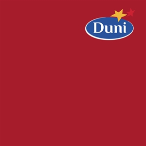 Duni dunilin middagsserviet 40x40 cm.  45 stk. Rød