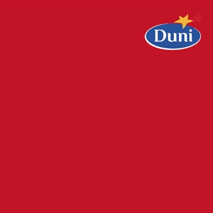 Dunisoft middagsserviet 40x40 cm. 12 stk. Rød