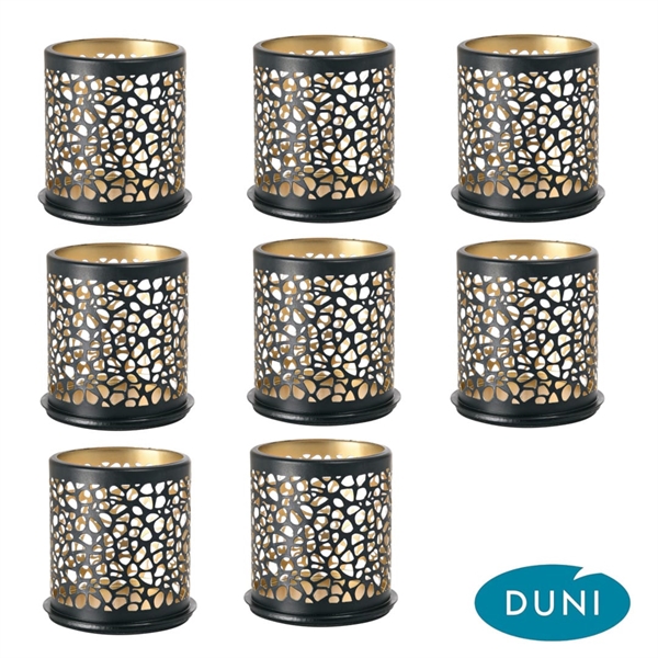 Duni 8-pak Safari Lysestage Giraf 