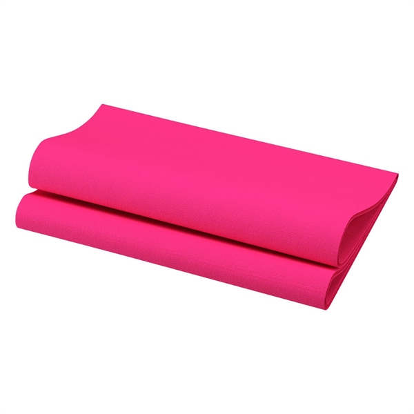 Dunisoft middagsserviet 40x40 cm. 12 stk Fuchsia