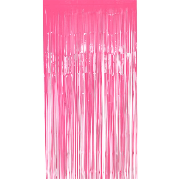 Fest Dørgardin 100x200 cm. Neon Pink