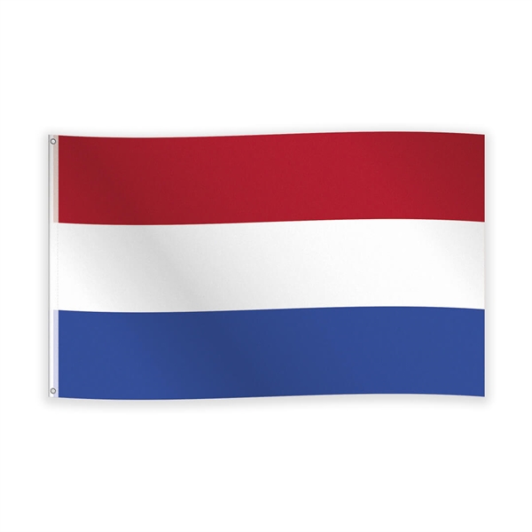 Flag i stof Holland 90x150 cm.