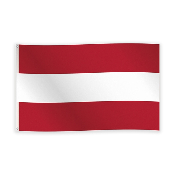 Flag i stof Østrig 90x150 cm.
