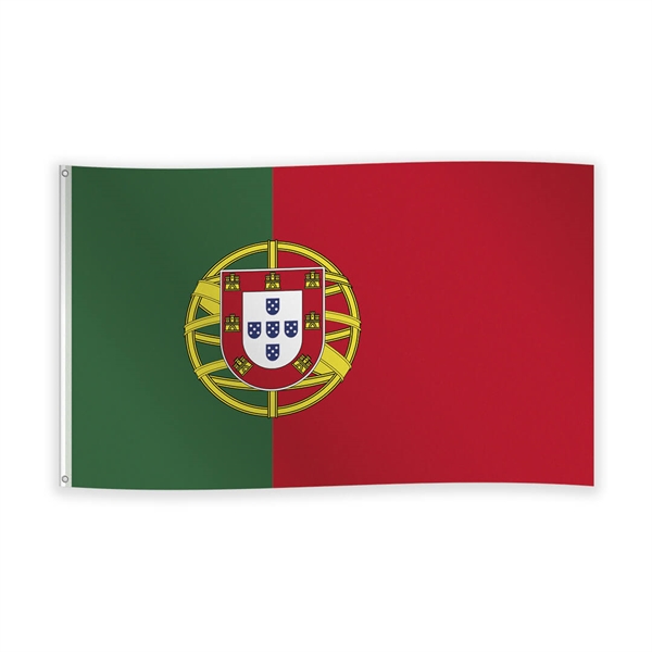 Flag i stof Portugal 90x150 cm.