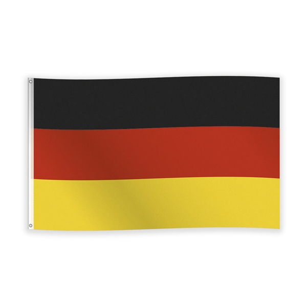 Flag i stof Tyskland 90x150 cm.