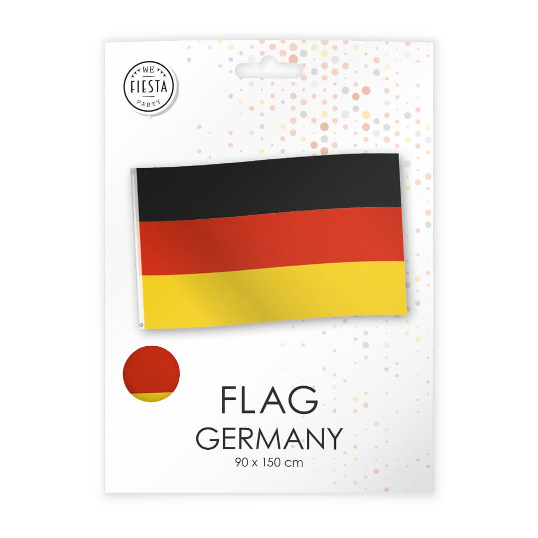 Vægt Altid utilsigtet Flag i stof Tyskland 90x150 cm.